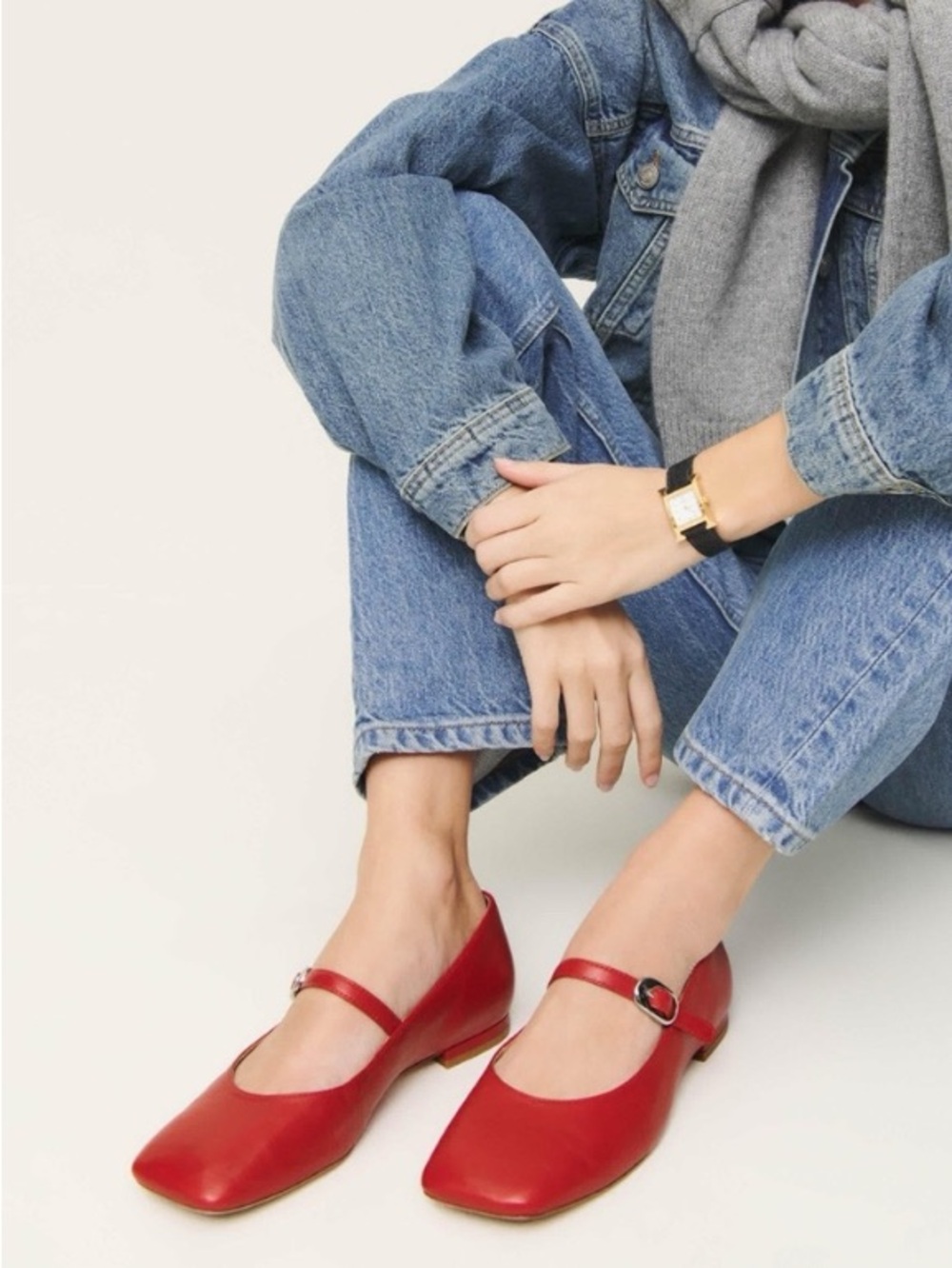Reformation Melissa Mary Jane flats